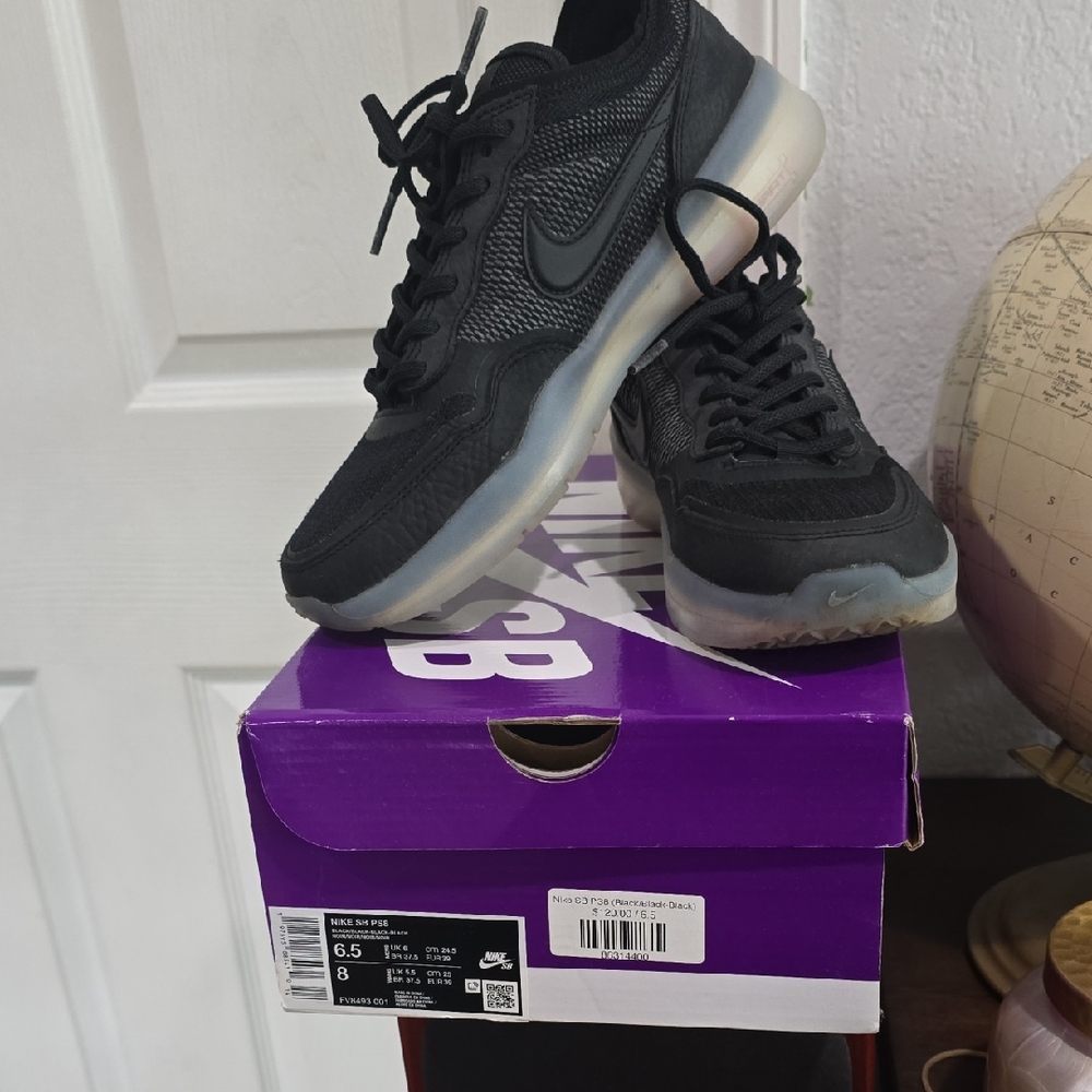 Nike Black and Gray SB Shoes